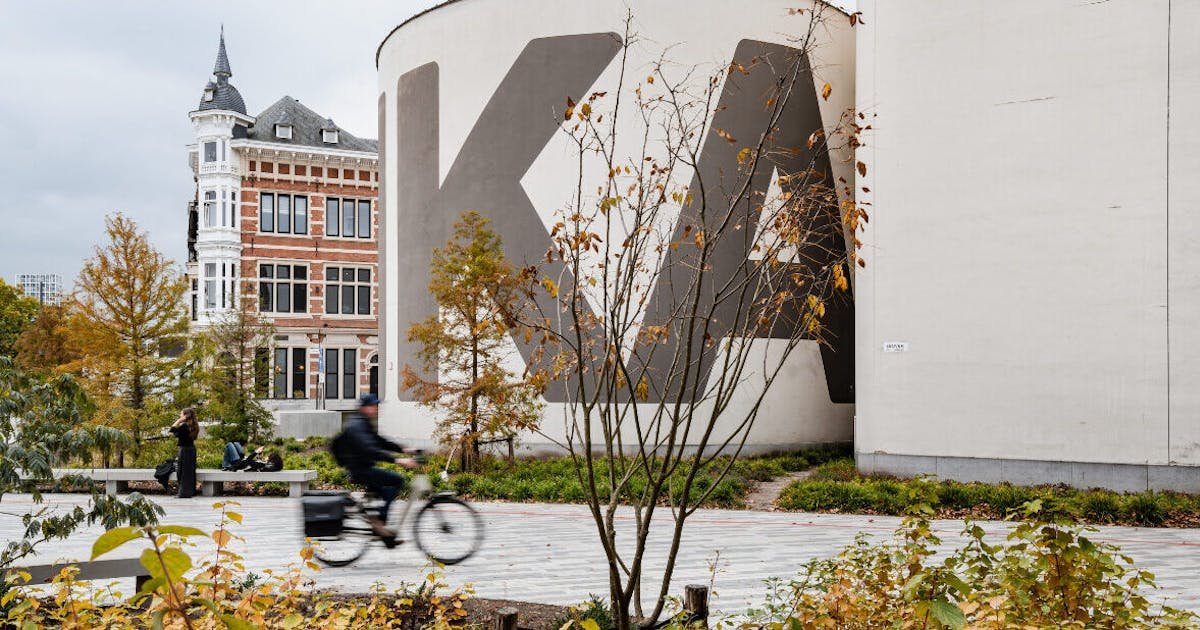 Het M HKA en zijn omgeving in Antwerpen